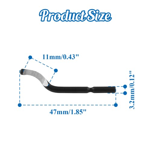 10Pcs Deburring Blades BS1010 Saws Blades Deburr Cutters Trimming Scrapers - size: BS1010 Blades