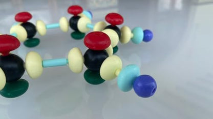Molecular Model Kit (470 Pieces) – Organic & Inorganic Chemistry Set with 3D Orbitals sp3/sp2/sp/sp3 d/sp3 d2 Hybridization, Ball and Stick Model with 3D orbitals and noncovalent interactions