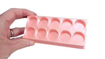 Znet3D Eye Drop Bottles Organizer & Storage – 10-Slot Holder (Pink) - color: Pink