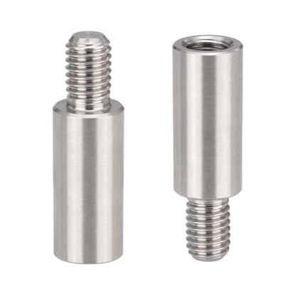 M8x30+12mm Standoff Extension Posts Screws Stainless Steel 2 Pcs - size: M8x30+12mm