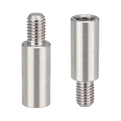 M8x35+12mm Standoff Extension Posts Screws Stainless Steel 2 Pcs - size: M8x35+12mm