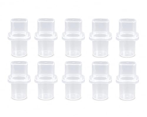 1 Slot, 10-Pack Peptide Case for Fridge, 3ml Vial Holder & Organizer, Transparent Peptide & Insulin Storage Case for Refrigerator, Compact Stackable Travel & Shipping Case - size: 1 Slot 3ml 10-Pack