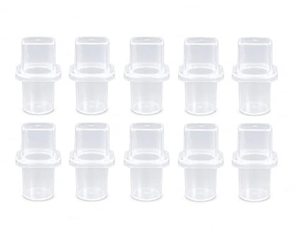 1 Slot, 10-Pack Peptide Case for Fridge, 3ml Vial Holder & Organizer, Transparent Peptide & Insulin Storage Case for Refrigerator, Compact Stackable Travel & Shipping Case - size: 1 Slot 3ml 10-Pack