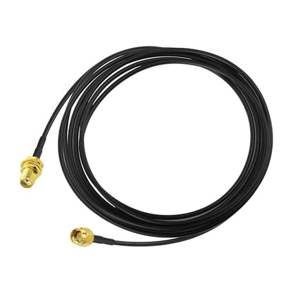 Superbat SMA Male to SMA Female Bulkhead Cable 6ft 50 Ohm Coax Cable for SDR Antenna Ham Radio, 3G 4G LTE Antenna, ADS-B, GPS Meter Radio etc. - size: 6ft