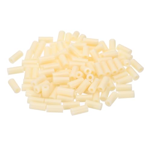 PATIKIL M3 Electrical Outlet ABS Spacers, 120 Pcs 3.2mm ID, 7mm OD, 15mm Length Washer Spacer Assortment Plastic Round Without Threaded,Switch and Receptacle Spacers for M3 Screws - size: 3.2mm ID x 7mm OD x 15mm Length