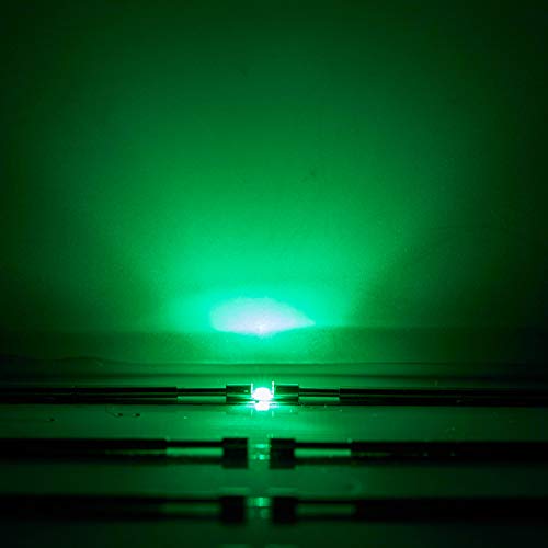 CHANZON 100 pcs SMD 0603 (1.6mm x 0.8mm) Green LED Diode Lights 3V 20mA - color: C) Green (100pcs)