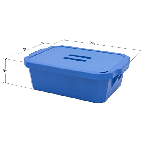 SP BEL-ART Magic Touch 2 HIGH Performance Blue ICE PAN; 9.0 Liter Maxi Model, with LID (M16807-9101) - color: Blue, size: 9 L Pan