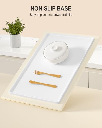 Silicone Art Mat for Crafts, 16" x 24" Waterproof Non-Slip Painting Mat - color: White, size: 16" x 24"