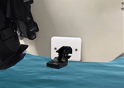 Brocraft Resistant Marine-Grade Boat Transducer Mounting Plate Hardware Kit/Transducer Mounting Board - style: White And without Spray Shield