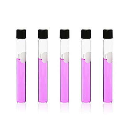40pcs 30ml Serological Test Tubes with Black Bakelite Screw Caps - color: 40pcs of Vol.30ml with black screw caps