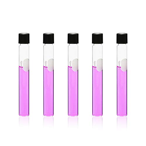 40pcs 30ml Serological Test Tubes with Black Bakelite Screw Caps - color: 40pcs of Vol.30ml with black screw caps