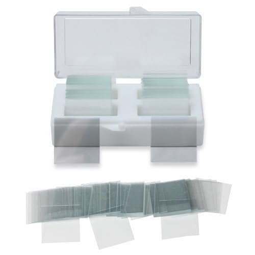 Standard Microscope Cover Slips, #1 Thick, 22x22mm, Karter Scientific 211Z3 (Pack of 200) - style: Pack of 200