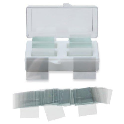 Standard Microscope Cover Slips, #1 Thick, 22x22mm, Karter Scientific 211Z3 (Pack of 200) - style: Pack of 200