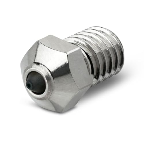 Diamond PCD Nozzle 0.6mm for E3D V6 Hotend, Prusa i3 MK3S / MINI, Anycubic i3 Mega/Kobra/Kobra Neo 3D Printer and More, Hardened High Precision, Nickel Plated Copper - size: Diamond PCD, style: 0.6mm Nickel Plated Copper