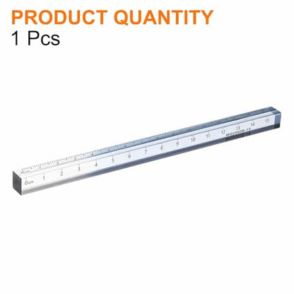HARFINGTON Acrylic Clear Straight Rulers 15cm Metric,Gray - color: Gray, size: 15cm
