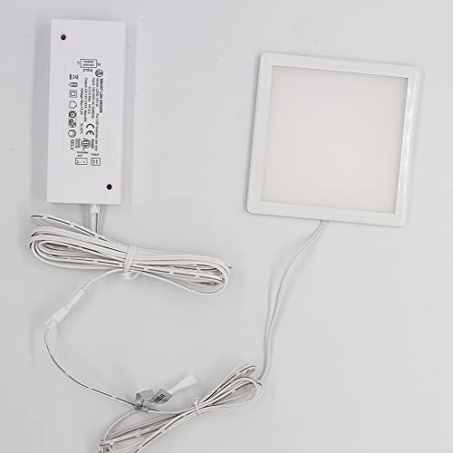 VST 6.56ft Flexible Extendable Cables (6PCS 2Pin White) with 12V JST Connector Male and Female 12V Puck Lights, Led Strip Light, 12V Driver - color: White, size: 12V