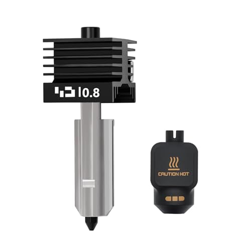 0.8MM Hotend for Bambu Lab X2D/P2S, Upgraded Hardened Steel Nozzle Print Head Hot End Assembly Kit for X2D/P2S/H2D/H2C/H2S/A1/A1 Mini/ P2S 3D Printer - size: 0.8mm