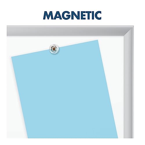 Quartet Magnetic Porcelain Whiteboard, 8' x 4' White Board, Premium, Duramax, Sliver Aluminum Frame (2548) - color: Silver, size: 96"W x 48"H