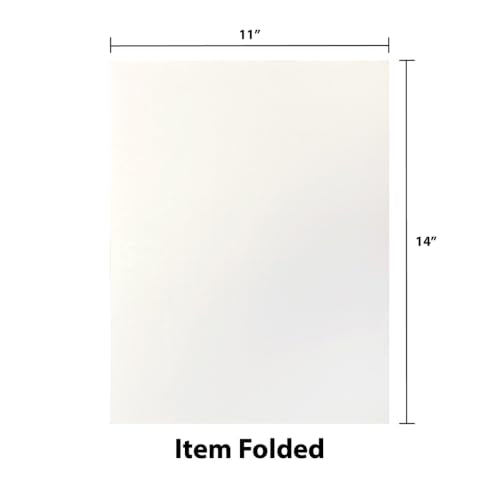 Tri-Fold Project Board 14 x 33 - color: White, size: 14" x 33", 1 Pack