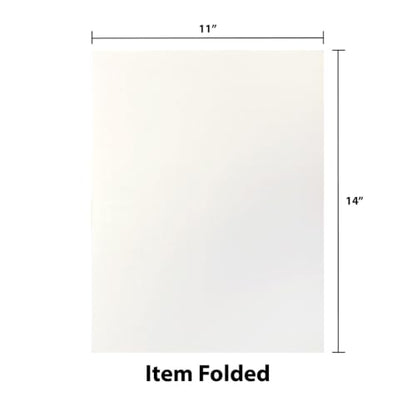 Tri-Fold Project Board 14 x 33 - color: White, size: 14" x 33", 1 Pack