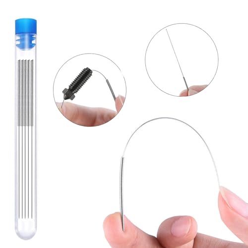 10PCS Hardened Steel Nozzle Kit for Anycubic Kobra 3 3D Printer (0.4mm Nozzles*10, Cleaning Needles*5, Curved Tweezer*1) - size: Hardened Steel Nozzles * 10, style: Suit for Kobra 3 / Kobra 3 V2 / Kobra S1