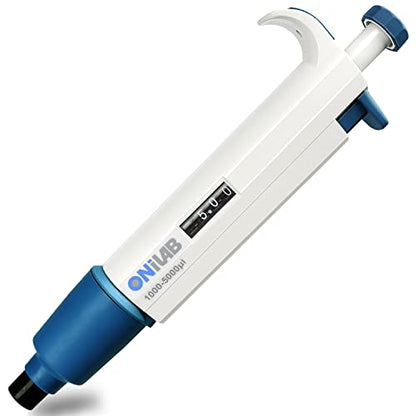 ONiLAB Single Channel Adjustable Pipettor, Micropipette 500-5000μL - size: 1000-5000μl