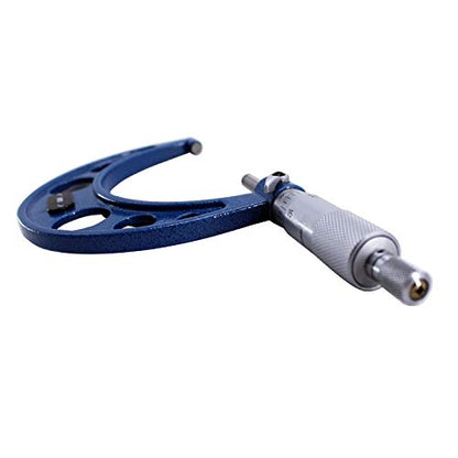 HFS(R) 3-4" Outside Micrometer with 0.0001" Accuracy, Carbide Anvil and Laser-Etched Scale - size: 3-4"x0.0001", style: Classic Ratchet