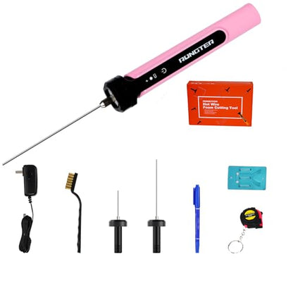 3-in-1 Hot Wire Foam Cutter, 662°F Styrofoam Cutter Kit, Pink - color: Pink