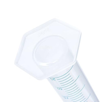 250ml Plastic Measuring Graduated Cylinder, Polypropylene Plastic, 2-Sided Marking, Ideal for Science, School and Home Lab, HUAOU, Pack of 1 - size: 250ml