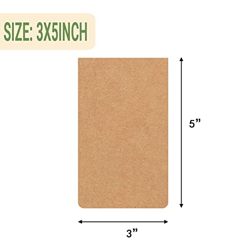 zmybcpack 24 Pack Pocket Notebook,3"x 5" Mini Blank Notebook Bulk - size: 3 x 5 inches (Blank, 24 pack)