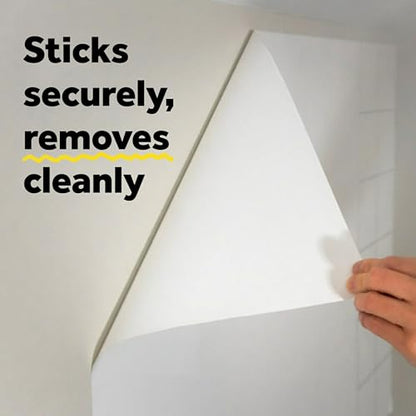 Post-it Dry Erase Sheets, 7 in x 11.3 in, 24 Sheets, Sticks Securely and Removes Cleanly - size: 24 Sheets