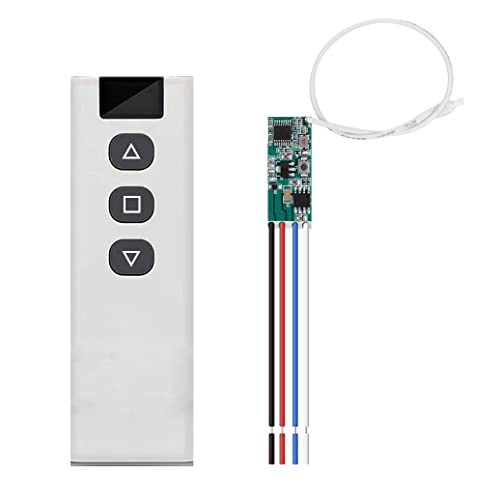 12V DC Motor Drive Forwards and Reverse Controller Module Switch 2A, DC 3V~16V 433Mhz RF Wireless Remote Electric Push Rod Motor Controller for Small DC Motor - style: 1 x Motor Control Module + 1 x Transmitter