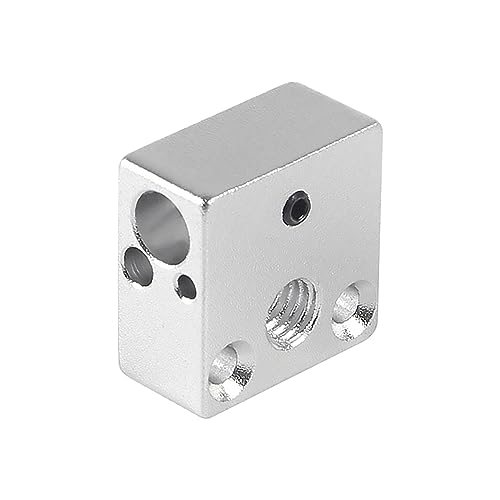 8pcs Updated High Temperature CR-10 Plated Copper Heater Block Aluminum Heater Block for MK8 Extruder All Metal Hotend Ender 3 V2 Ender 3 Pro Ender 5 Pro CR10 S4 S5 3D Printer Extruder