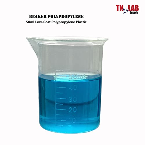 Beaker Set Low-Cost Polypropylene Plastic Set of 4 Beakers (50-100-250-500)