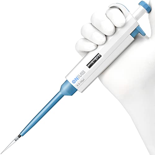 ONiLAB Lab Micropipette, Single Channel Adjustable Pipettor, 0.5-10ul - style: 0.5-10ul