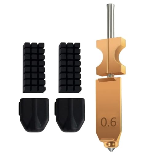 3D Printer Hotend for Flashforge Adventurer 5M/5M Pro, 0.4/0.6 mm Nozzle Assembly Replacement, Integrated Heater & Thermistor Kit, Compatible with Flashforge AD5M Series - size: Quick-Swap Nozzle for AD5X(0.6mm)