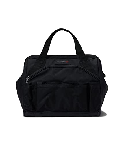 WOLVERINE Tool Bag |Tote | Utility Roll | Durable Nailhead Nylon, Adjustable Straps, and Versatile Pockets - color: Black, style: 15 Inch 29 Pocket Bag