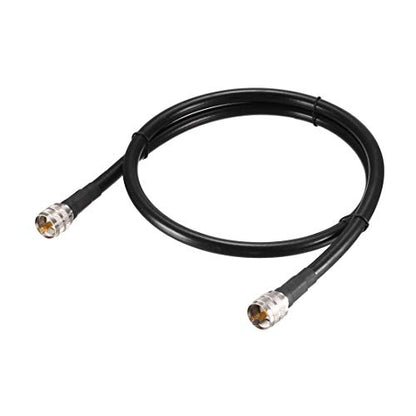 uxcell UHF Male PL-259 to UHF Male PL-259 Low Loss RG213 Coax Jumper Cable 0.9M/3Ft - size: 3 Feet