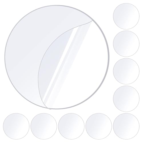 ZOMPAGO Heavy Duty Double Sided Mounting Circle Tape Picture Hanging 10PCS - size: 10PCS（Circle）