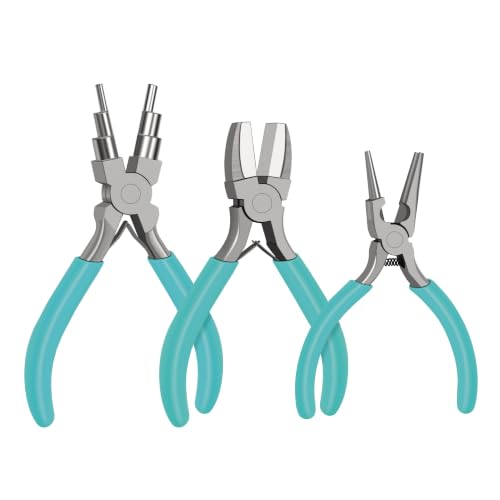 C&T 3-Piece Jewelry Pliers Set, Jewelry Making Tools Kit - style: 3PC