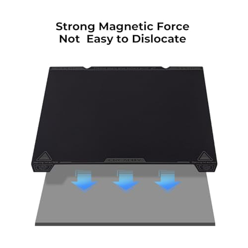 Creality K1 Max Build Plate Kit 315 * 310mm, High-Strength Spring Steel Platform with Smooth PEI Surface and Soft Magnetic Sticker for K1 Max, Ender 3 Max Neo, Ender 3 S1 Plus 3D Printers - style: K1 Max Smooth PEI Plate