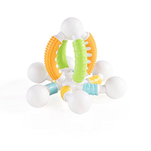 Guidecraft Grippies Curves - 30 Piece Set, STEM Soft Grip Magnetic Building Toy for Toddlers - style: Curves - 30 pc. set