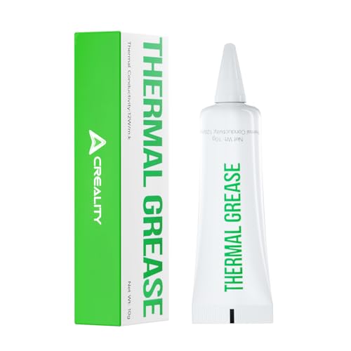 Creality 3D Printer Thermal Grease, High Thermal Conductivity, 250°C High-Temperature Resistant Paste for 3D Printer Hotend&Nozzle, Suit for All FDM 3D Printer (1 Pack) - style: Thermal Grease