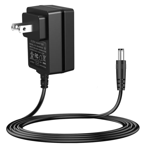 JOYO DC 9V 500mA Guitar Pedal Power Supply Adapter AC Wall Charger Adapter One Spot 5.5mmX2.1mm Compatible for Most Effect Pedals (Tip Negative) - size: 9V500mA