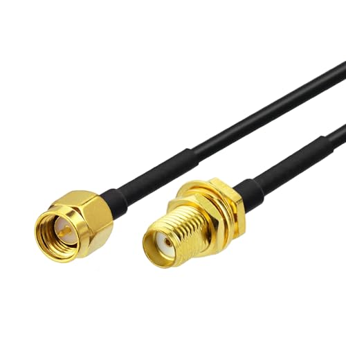Superbat SMA Cable Extension SMA Male to Female Cable 32ft 50 Ohm Coax for SDR Antenna Ham Radio, 3G 4G LTE Antenna, ADS-B, GPS Meter Radio etc. - size: 32ft