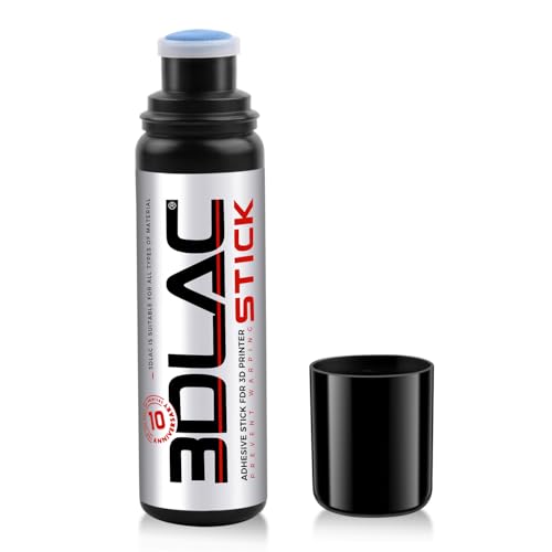 CCTREE 3D Printer Bed Adhesive Stick for Hot Bed, 80ml(1 Pack) - style: Adhesive Stick(1 Pack)