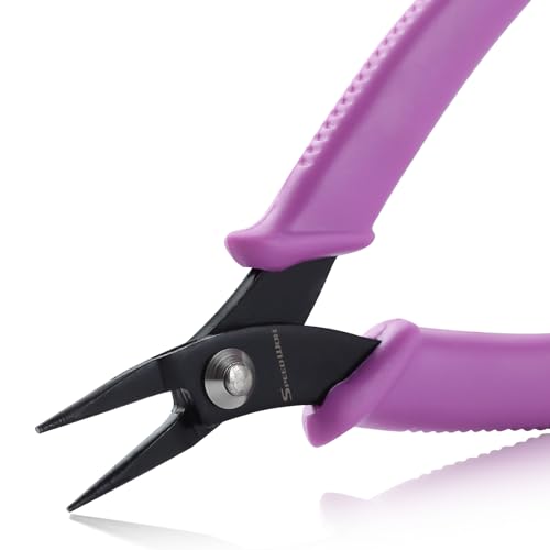 SPEEDWOX 5.5 Inches Mini Long-Nose Pliers Round Nose Smooth Jaw - size: 5.5" Round Nose