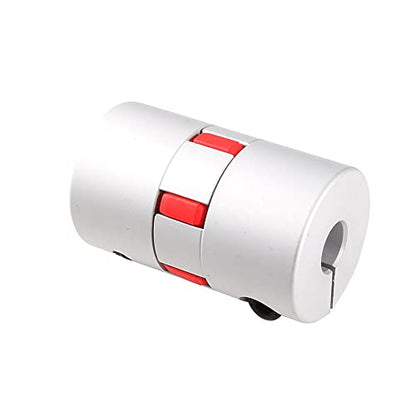 uxcell Shaft Coupling 1/2inch to 1/2inch Bore L66xD40 Flexible Coupler Joint for Servo Stepped Motor - size: L66xD40 12.7mm to 12.7mm