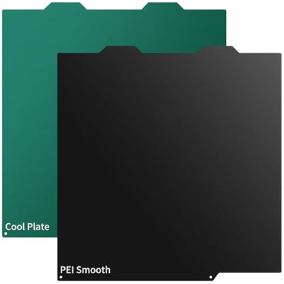 Upgraded Low-Temp Cool Plate+ Smooth PEI Build Plate for Bambu lab A1 Mini Double-Sided Textured Cold Plate and Import Smooth PEI Sheet Spring Steel Removable Printed Bed ONLY for A1 Mini 3D Printer - size: 184x184