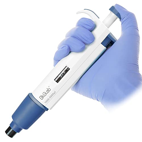Single-Channel Micropipette, 1000-5000μl, Manual Adjustable Mechanical Pipette, High-Accurate, Variable Volume, Autoclavable, TPMP5000A1 - style: 1000-5000μl
